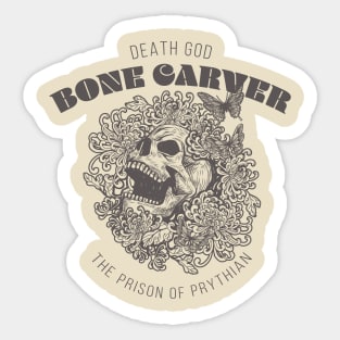 The Bone Carver Sticker